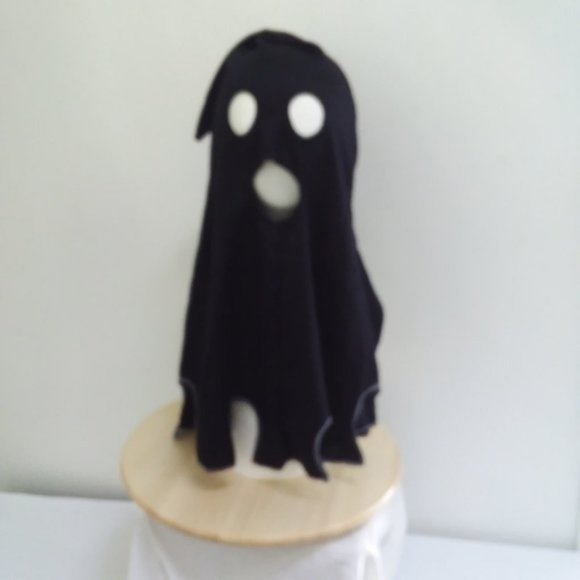 Mens Executioner COSTUME Adult XL Black Robe Hood Set Comic Con Medieval New - Picture 14 of 15